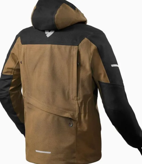 REV'IT Tectonic H2O Motorjas Black/Brown> Motorjassen