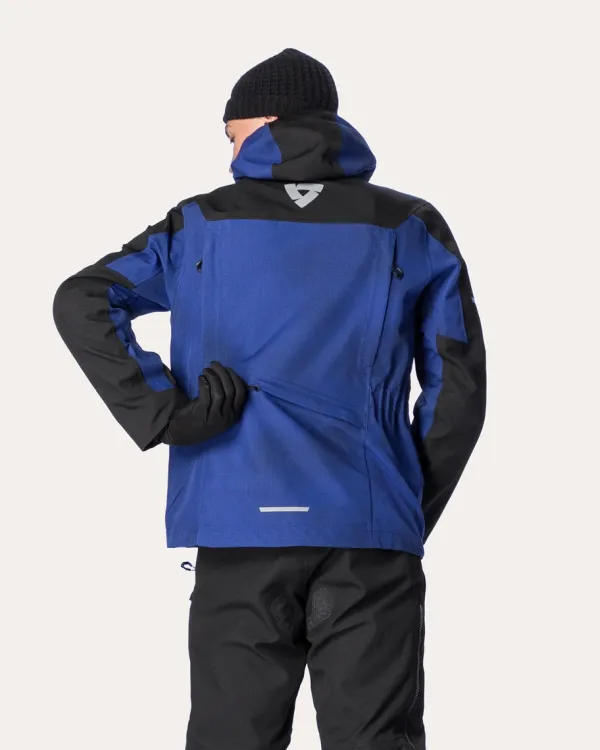 REV'IT Tectonic H2O Motorjas Black/Blue> Motorjassen