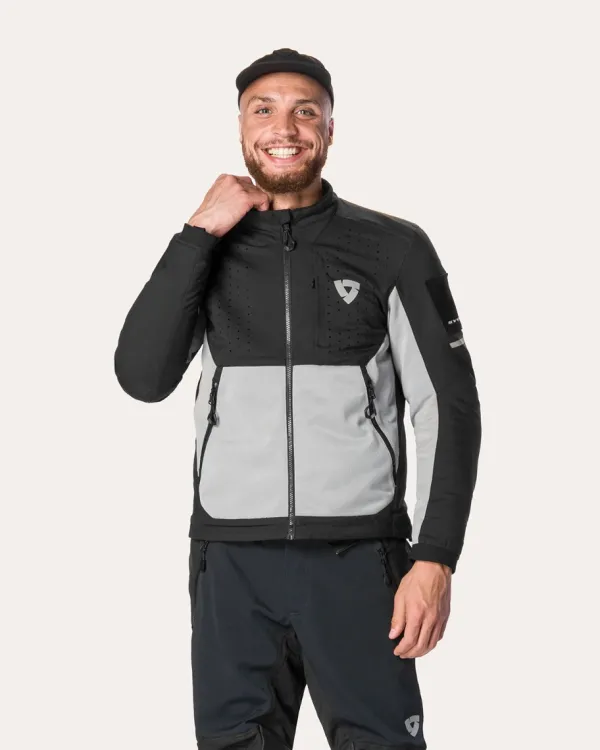 REV'IT Tectonic H2O Motorjas Black/Blue> Motorjassen