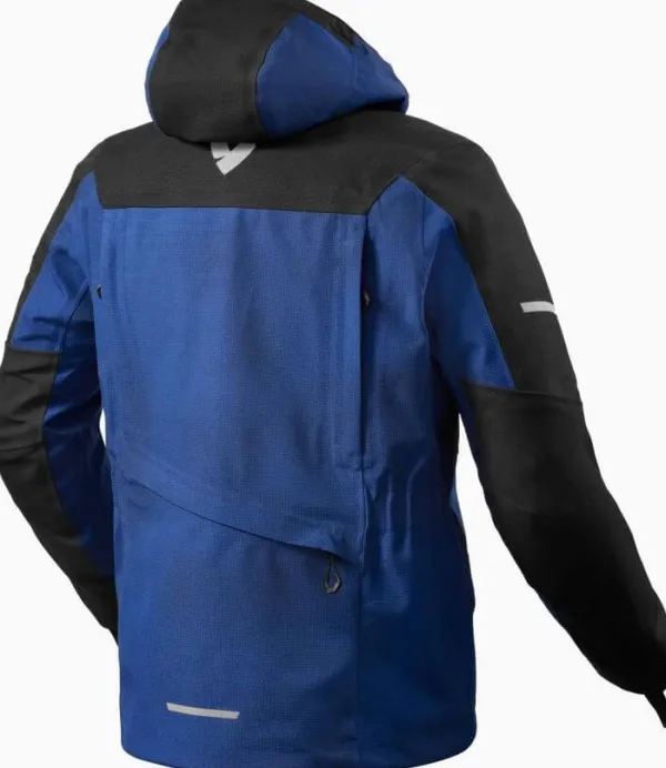 REV'IT Tectonic H2O Motorjas Black/Blue> Motorjassen