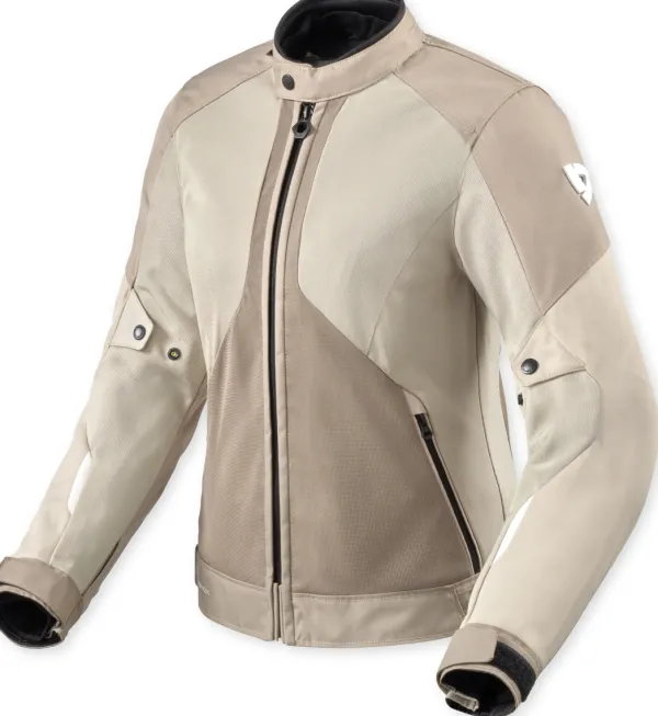 REV'IT Torque 3 H2O Ladies Motorjas Sand/White> Motorjassen