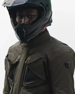 REV'IT Trench 2 GTX Motorjas Black Olive><noscript><img width=