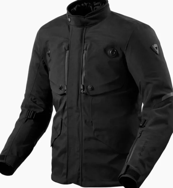 REV'IT Trench 2 GTX Motorjas Black> Motorjassen