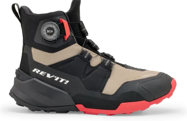 REV'IT Undercut H2O Shoes Black/Sand>Heren Heren Motorschoenen|Waterdichte Motorschoenen