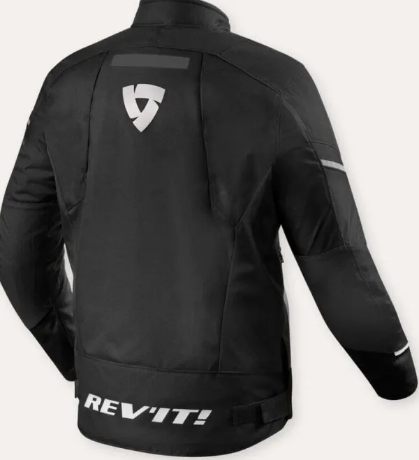 REV'IT Undulate H2O Motorjas Black/White> Motorjassen