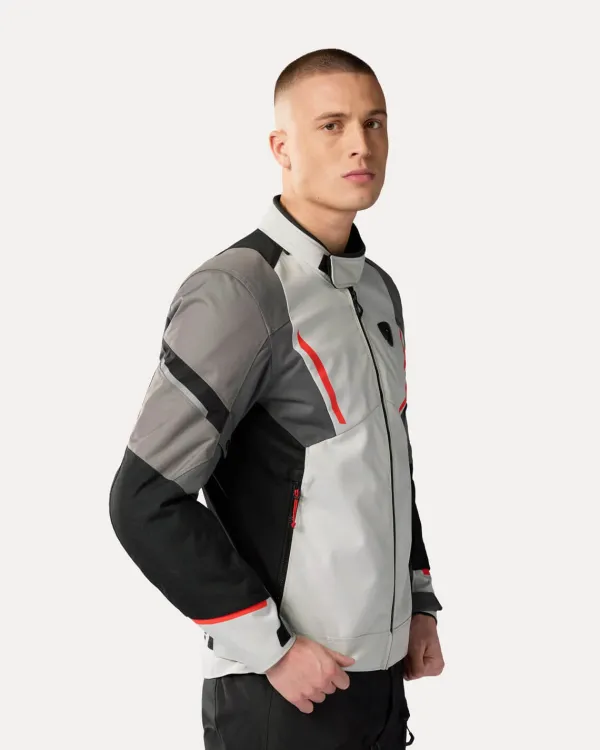 REV'IT Undulate H2O Motorjas Silver/Grey> Motorjassen