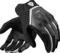 REV'IT Veloz Gloves Black/White> Motorhandschoenen