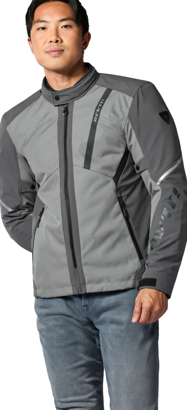 REV'IT Venator H2O Motorjas Light Grey/Grey> Motorjassen