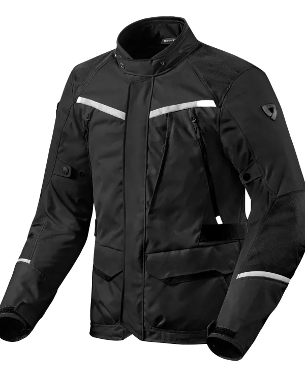 REV'IT Voltiac 3 H2O Motorjas Black/Silver> Motorjassen