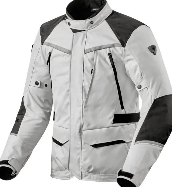 REV'IT Voltiac 3 H2O Motorjas Silver/Black> Motorjassen