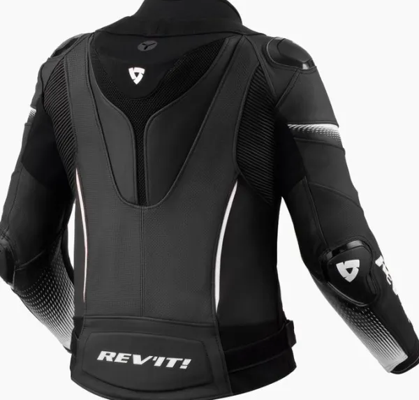 REV'IT Xena 4 Pro Ladies Motorjas Black/White> Motorjassen