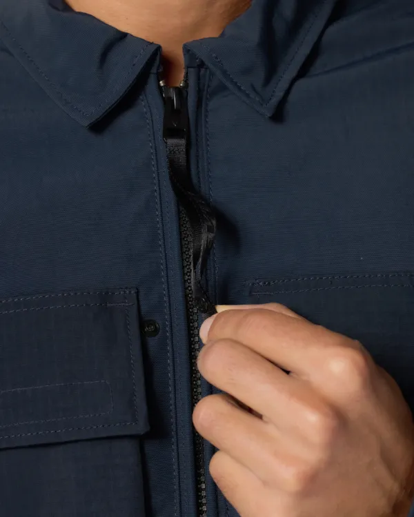 REV'IT Yaletown Motorjas Overshirt Dark Blue> Motorjassen