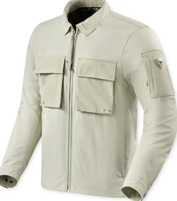 REV'IT Yaletown Motorjas Overshirt Sand> Motorjassen