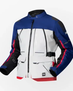 Richa Infinity 3 Adventure Motorjas Blue/Red> Motorjassen