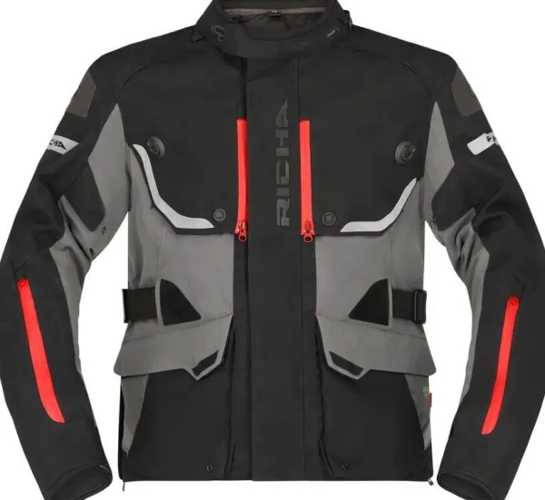Richa Infinity 3 Pro Motorjas Black 100> Motorjassen