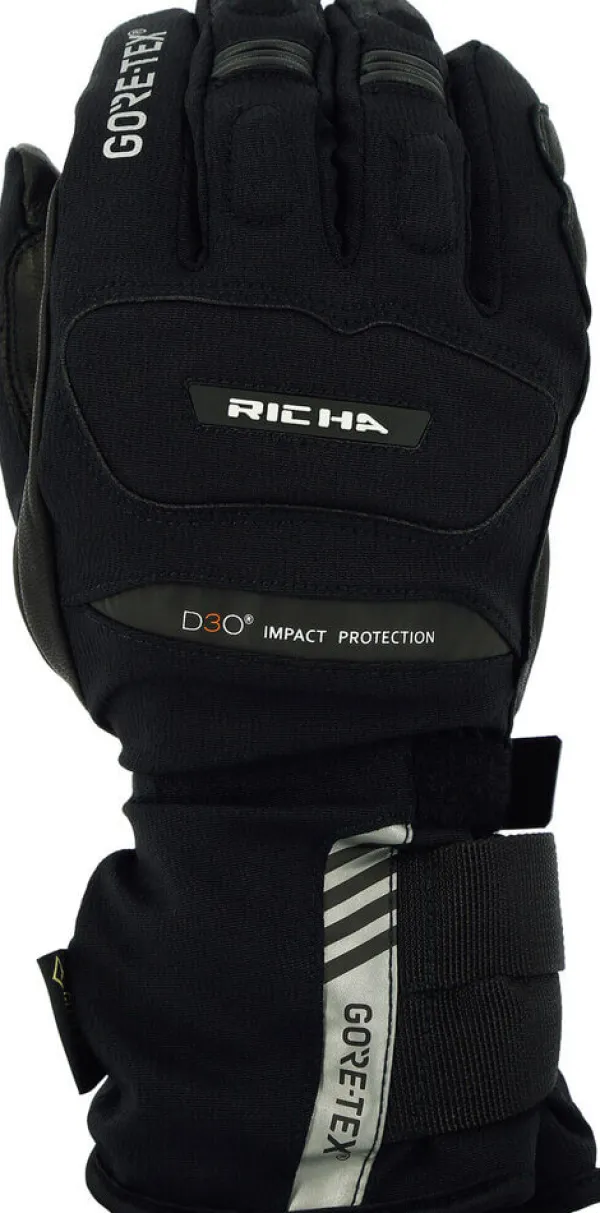 Richa North Gore-Tex Gloves Black 100> Motorhandschoenen