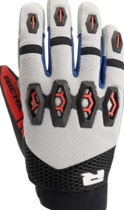 Richa R-Mx Gloves Grey Red> Motorhandschoenen