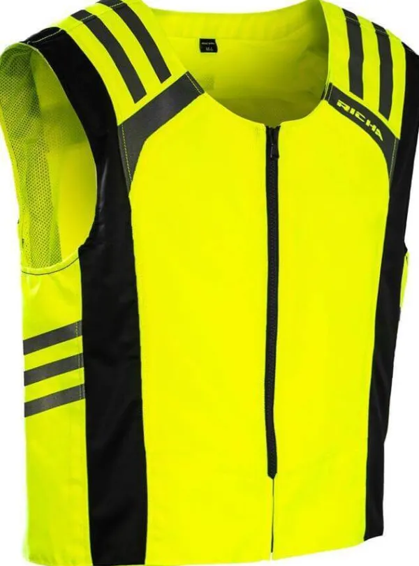 Richa Safety Mesh Jacket Fluo 650> Reflectievesten|Motorjassen