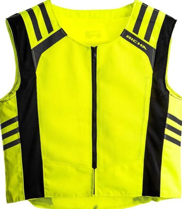 Richa Safety Mesh Jacket Fluo 650> Reflectievesten|Motorjassen