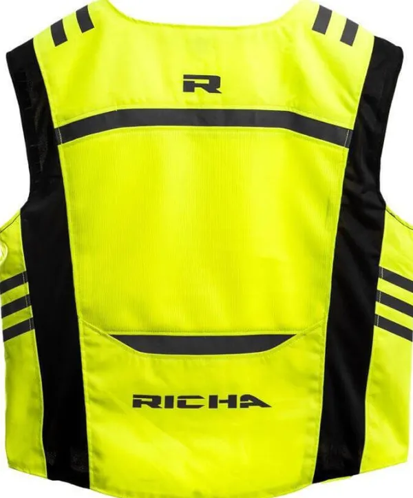 Richa Safety Mesh Jacket Fluo 650> Reflectievesten|Motorjassen