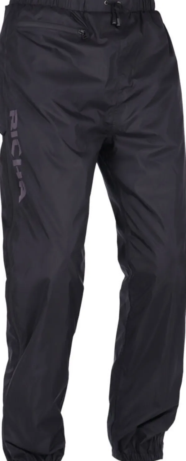 Richa Side-Zip Rain Trousers Black 100> Regenkleding