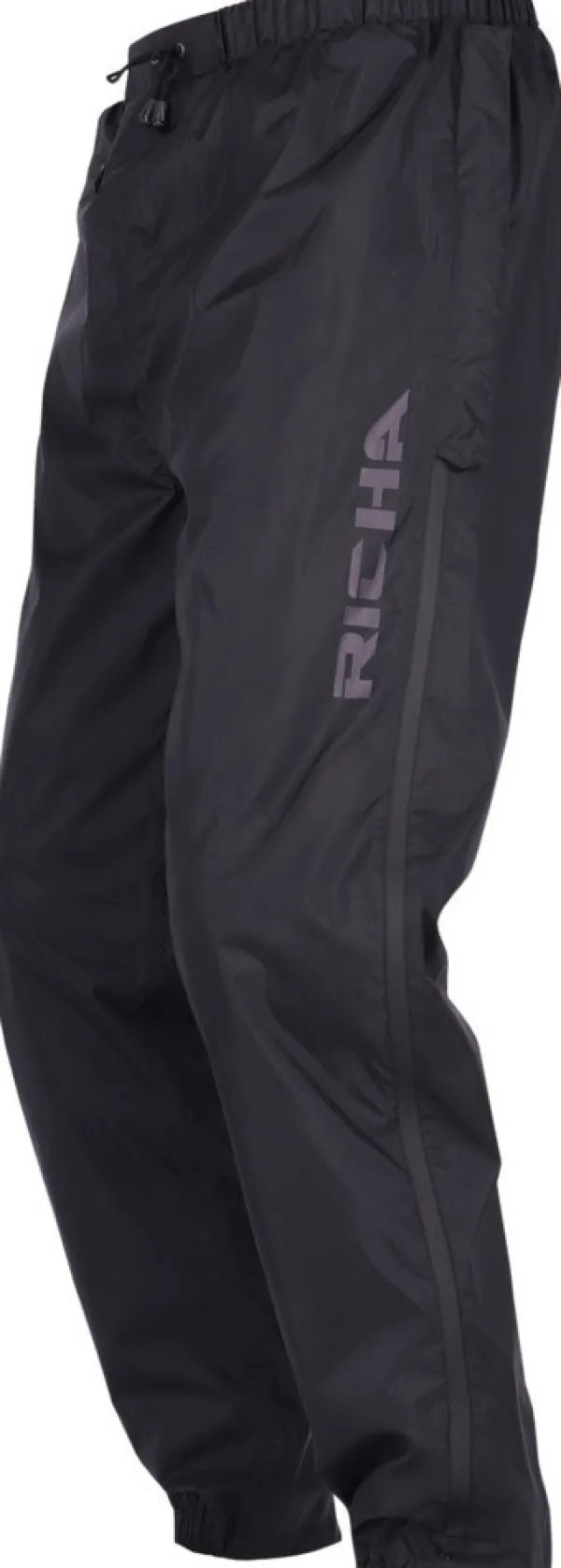 Richa Side-Zip Rain Trousers Black 100> Regenkleding