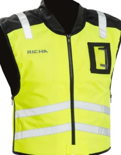 Richa Sleeveless Safety Jacket Fluo 650> Reflectievesten|Motorjassen