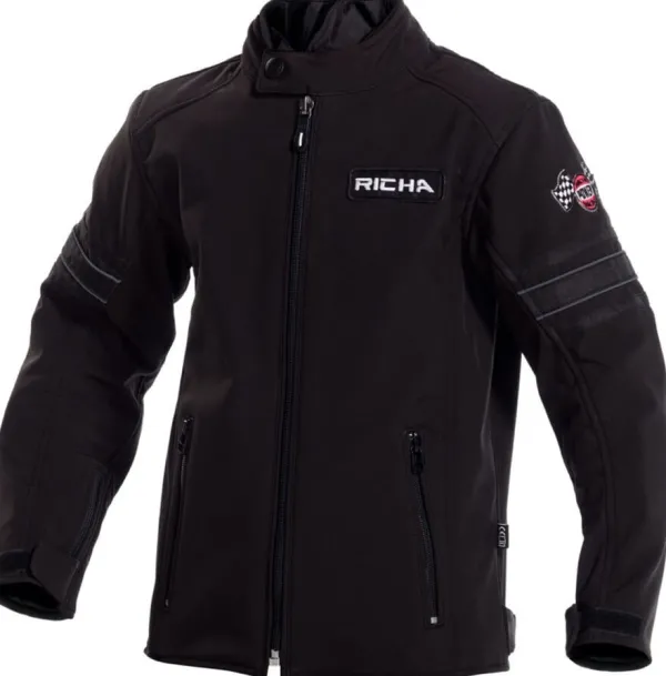 Richa Toulon 2 Softshell Junior Jacket Black 100> Motorjassen