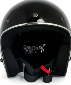Roeg Jett Gloss Black> Retro Helmen|Jethelmen