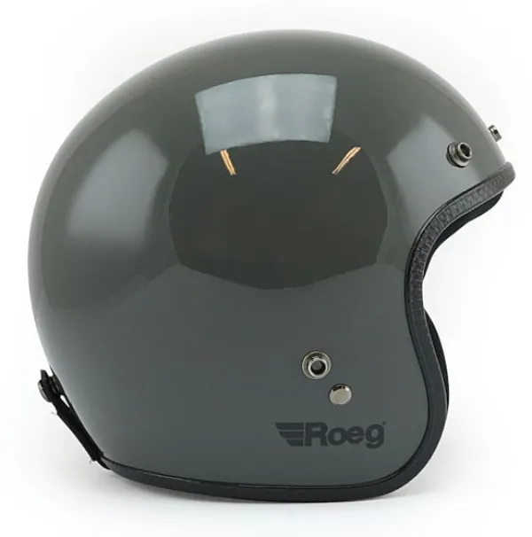 Roeg Jett Slate Grey Gloss> Retro Helmen|Jethelmen