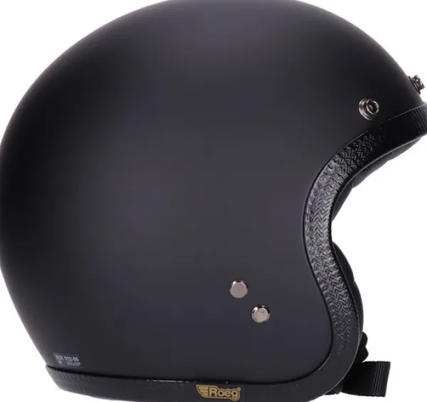 Roeg JETTson 2.0 Matte Black> Retro Helmen|Jethelmen