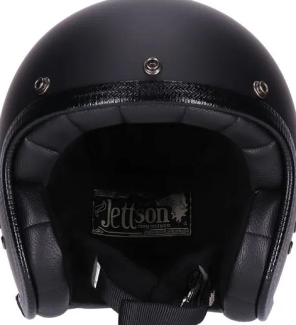 Roeg JETTson 2.0 Matte Black> Retro Helmen|Jethelmen