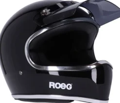 Roeg Peruna 2.0 Midnight Gloss Black> Retro Helmen|Integraalhelmen