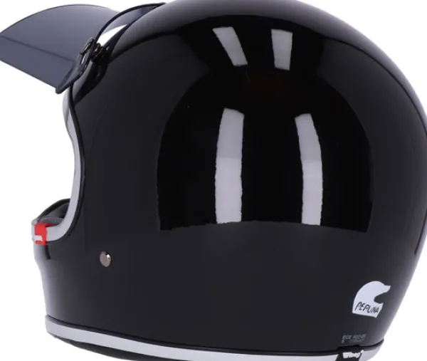 Roeg Peruna 2.0 Midnight Gloss Black> Retro Helmen|Integraalhelmen