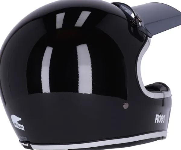 Roeg Peruna 2.0 Midnight Gloss Black> Retro Helmen|Integraalhelmen
