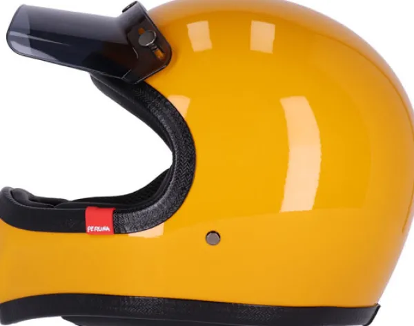 Roeg Peruna 2.0 Sunset Yellow> Retro Helmen|Integraalhelmen