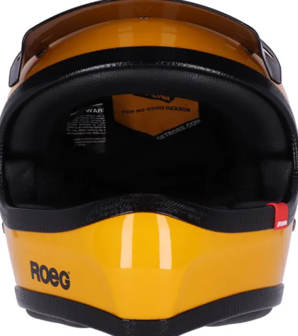 Roeg Peruna 2.0 Sunset Yellow> Retro Helmen|Integraalhelmen