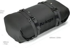 Kriega Rollpack 40 Black 101> Achtertassen