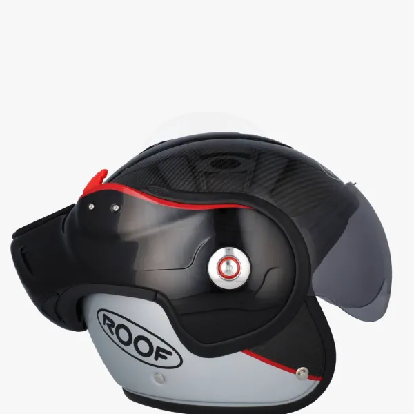 ROOF RO9 Boxxer Carbon Silver> Boxer Helmen