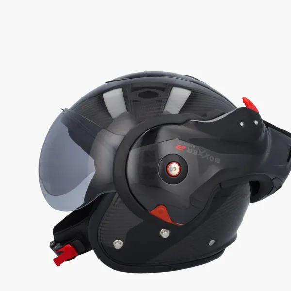 ROOF RO9 Boxxer 2 Carbon Wonder Black> Systeemhelmen|Boxer Helmen