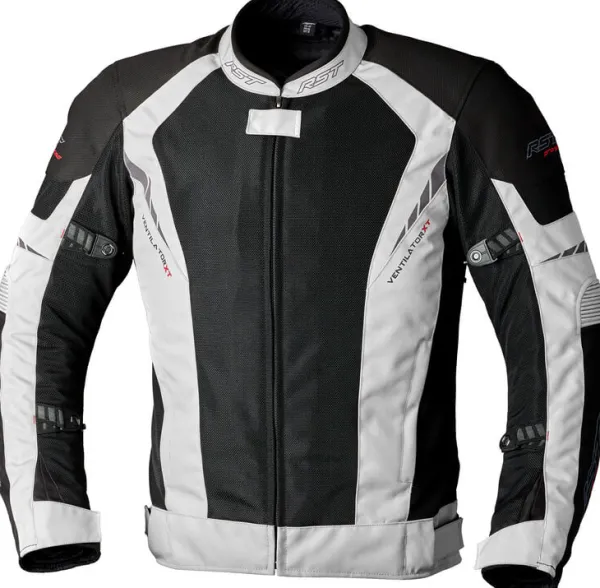 RST textile Ventilator-XT CE Men Motorjas Black/Silver> Motorjassen