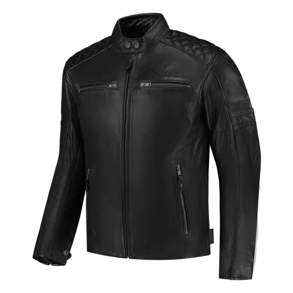 Rusty Stitches Jari V2 Motorjas Black 100> Motorjassen