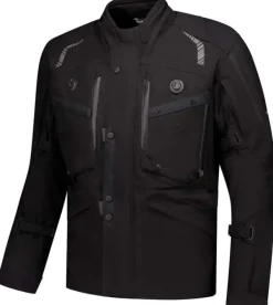 Rusty Stitches Kane Motorjas Black 100> Motorjassen
