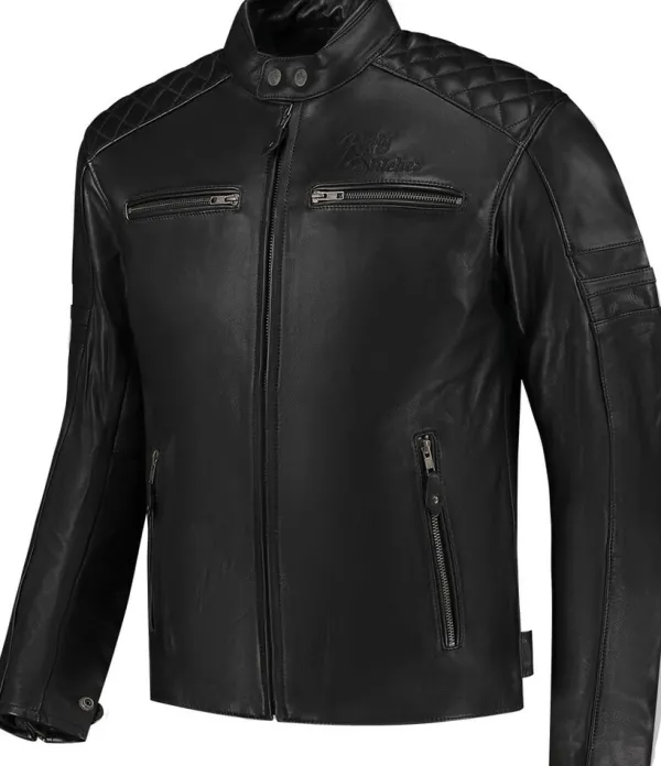 Rusty Stitches Super JARI V2 Motorjas Black> Motorjassen