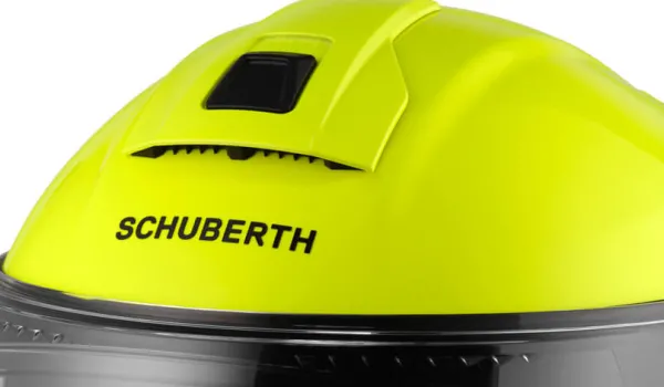 Schuberth C5 Fluo Yellow 707> Systeemhelmen|Helmen Met Zonnevizier