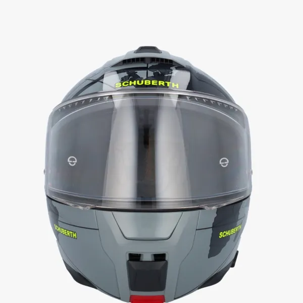 Schuberth C5 Globe Grey/Black> Systeemhelmen|Helmen Met Zonnevizier