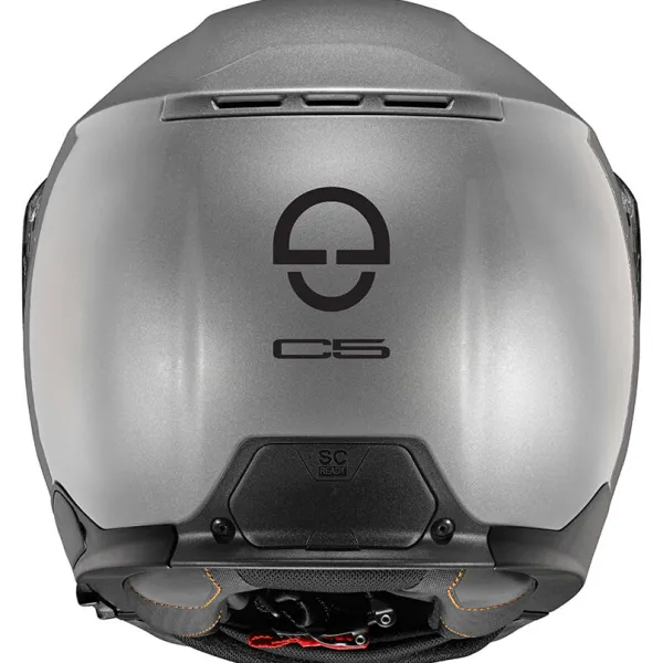 Schuberth C5 Glossy Silver 808> Systeemhelmen|Helmen Met Zonnevizier