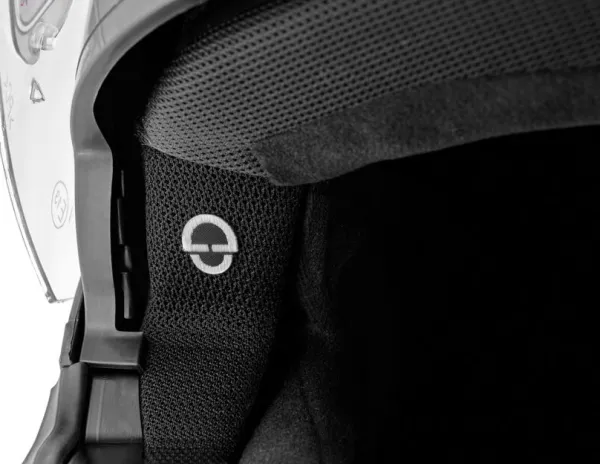 Schuberth C5 Glossy Silver 808> Systeemhelmen|Helmen Met Zonnevizier