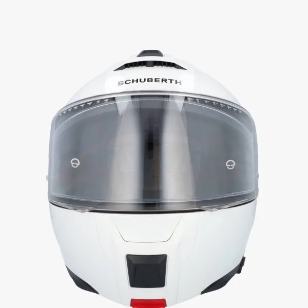 Schuberth C5 Glossy White 202> Systeemhelmen|Helmen Met Zonnevizier
