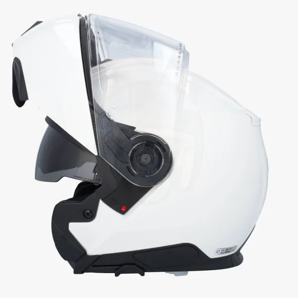 Schuberth C5 Glossy White 202> Systeemhelmen|Helmen Met Zonnevizier